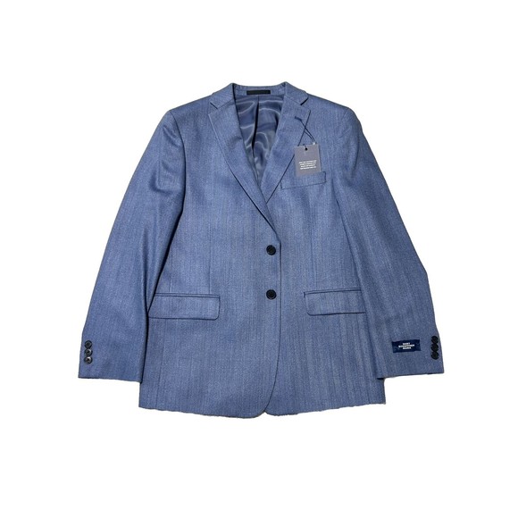 Hart Schaffner Marx Other - Hart Schaffner Marx Silk Wool Blue Boys Sport Jacket Blazer Sports coat 16H